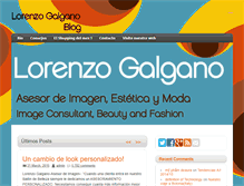 Tablet Screenshot of lorenzogalganoblog.com